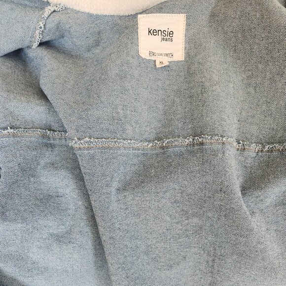 Jean Jacket with Sherpa Collar SIZE XL - Picture 6 of 7